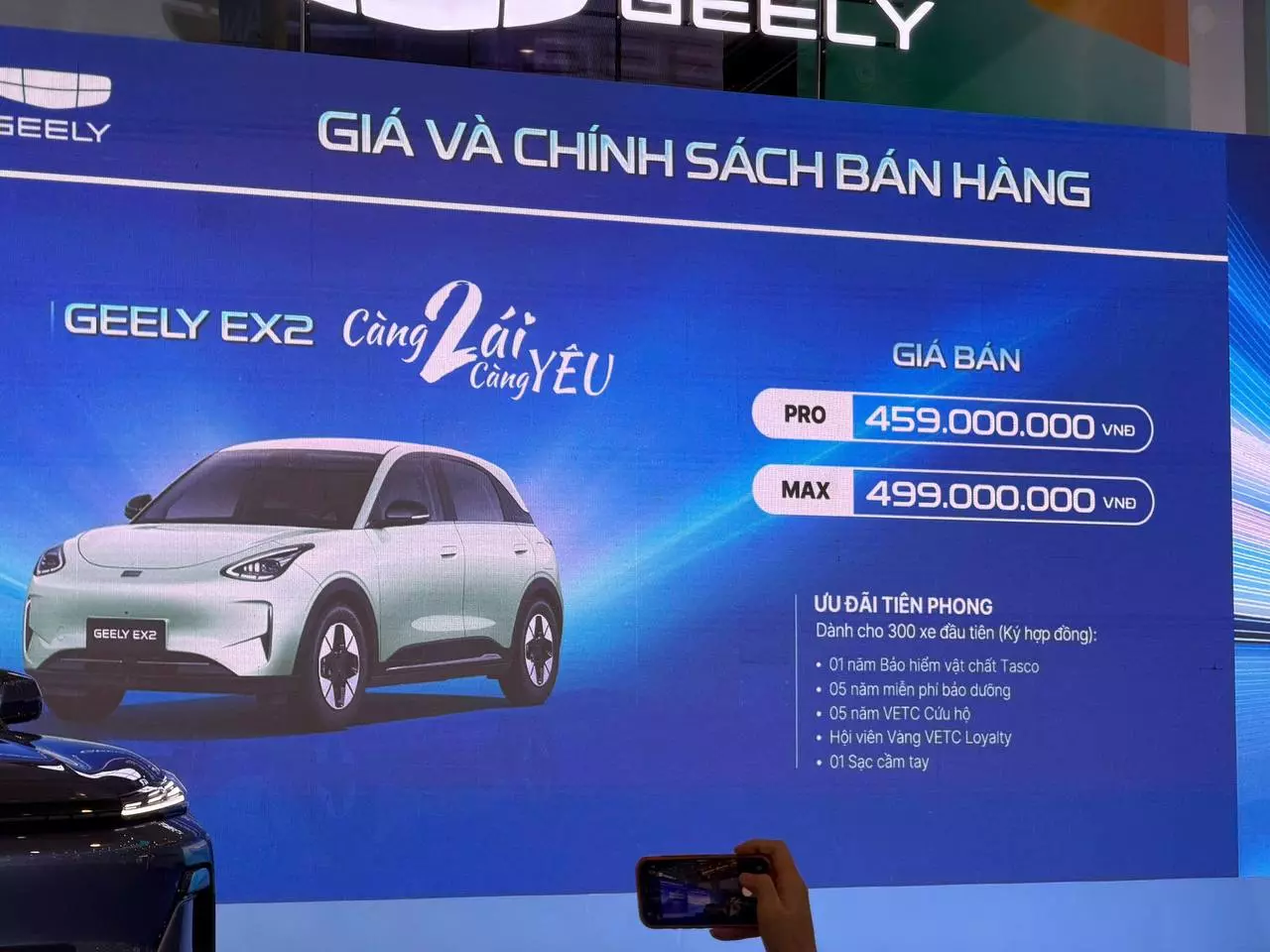 Geely EX2 giá từ 459 triệu tại Việt Nam, chạy gần 400 km, có đủ ADAS - Ảnh 2.