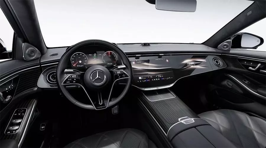 Khoang lái của Mercedes-Maybach S 580 e Night Series 2026