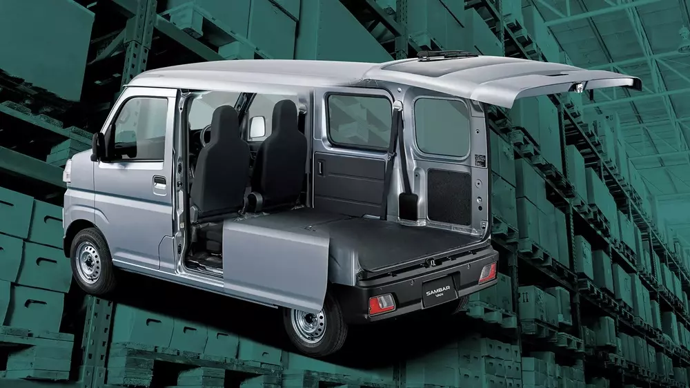 Subaru Sambar Van 2026 được trang bị nội thất 4 chỗ