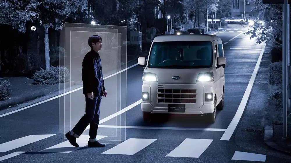 Subaru Sambar Van 2026 có thêm các tính năng an toàn chủ động ADAS