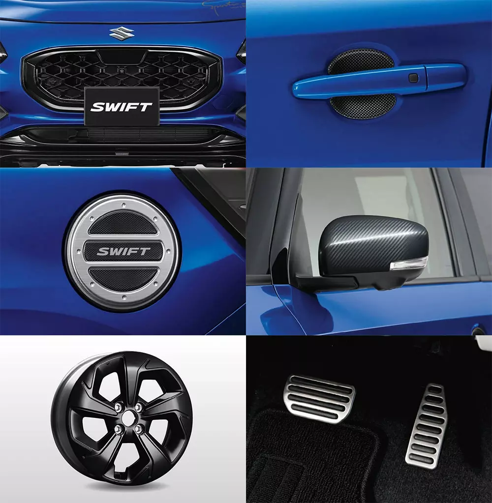 Các phụ kiện chính hãng khác dành cho Suzuki Swift Các phụ kiện chính hãng khác dành cho Suzuki Swift