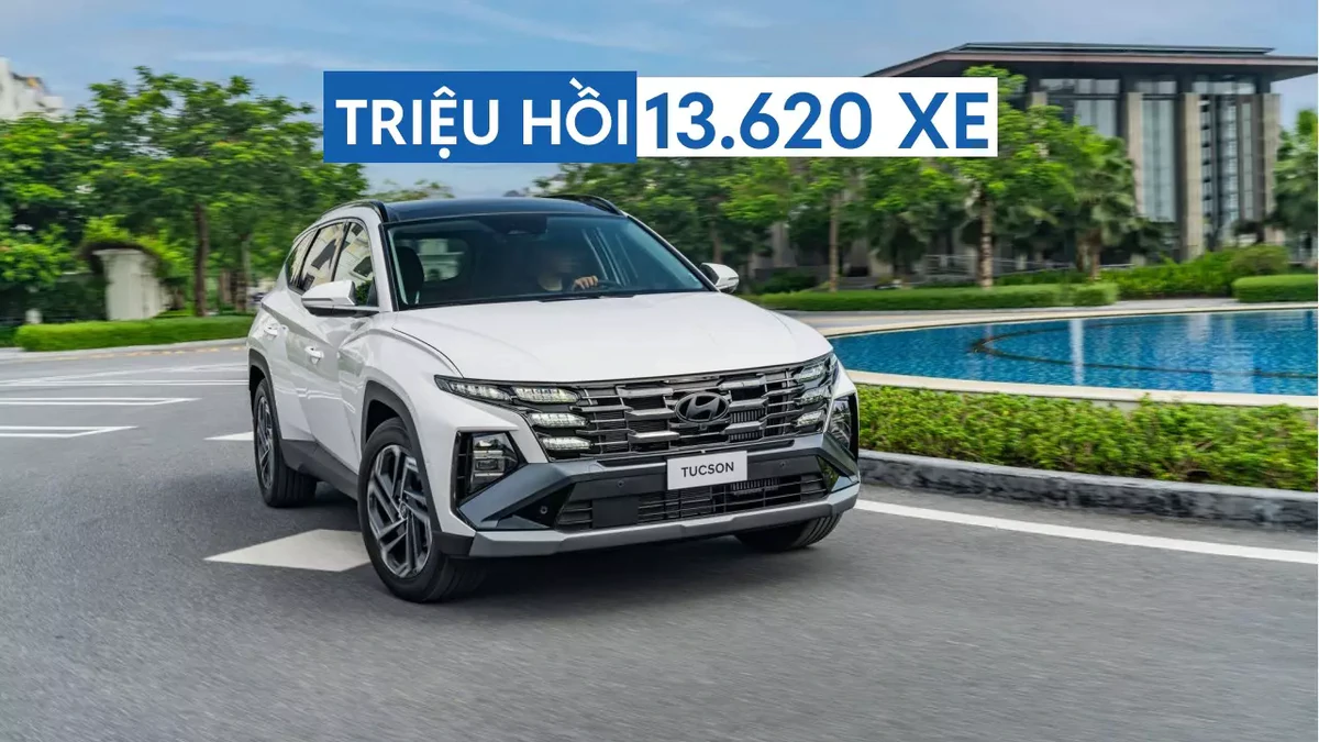 Hơn 13.600 xe Hyundai Tucson tại Việt Nam dính lệnh triệu hồi do lỗi phanh khẩn cấp