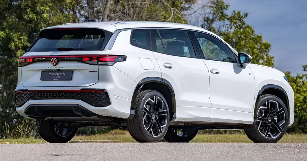 Volkswagen Tayron R-Line dùng động cơ tăng áp 2.0L mạnh hơn