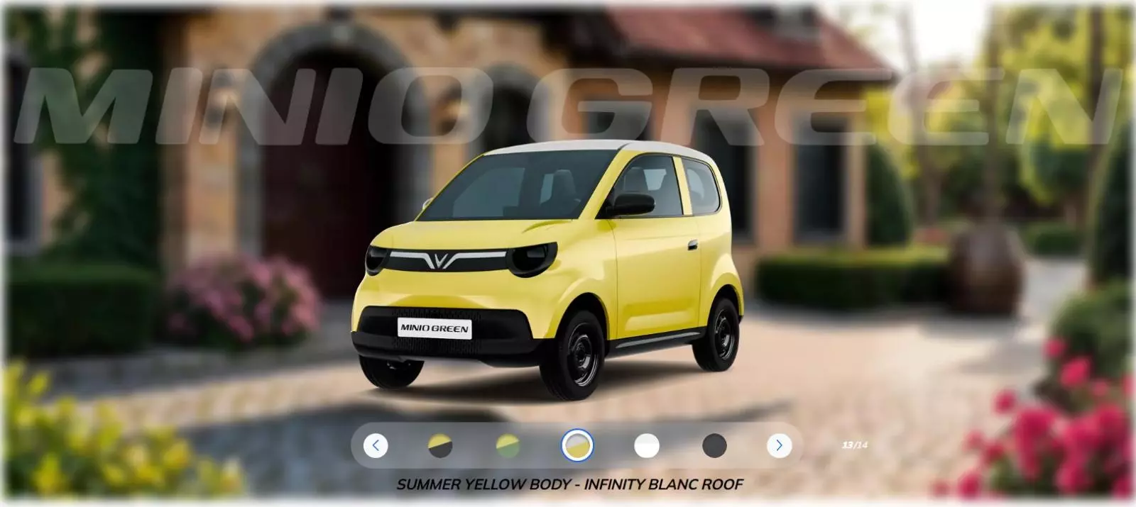 Minio Green có nhiều tùy chọn phối màu hai tông2.
