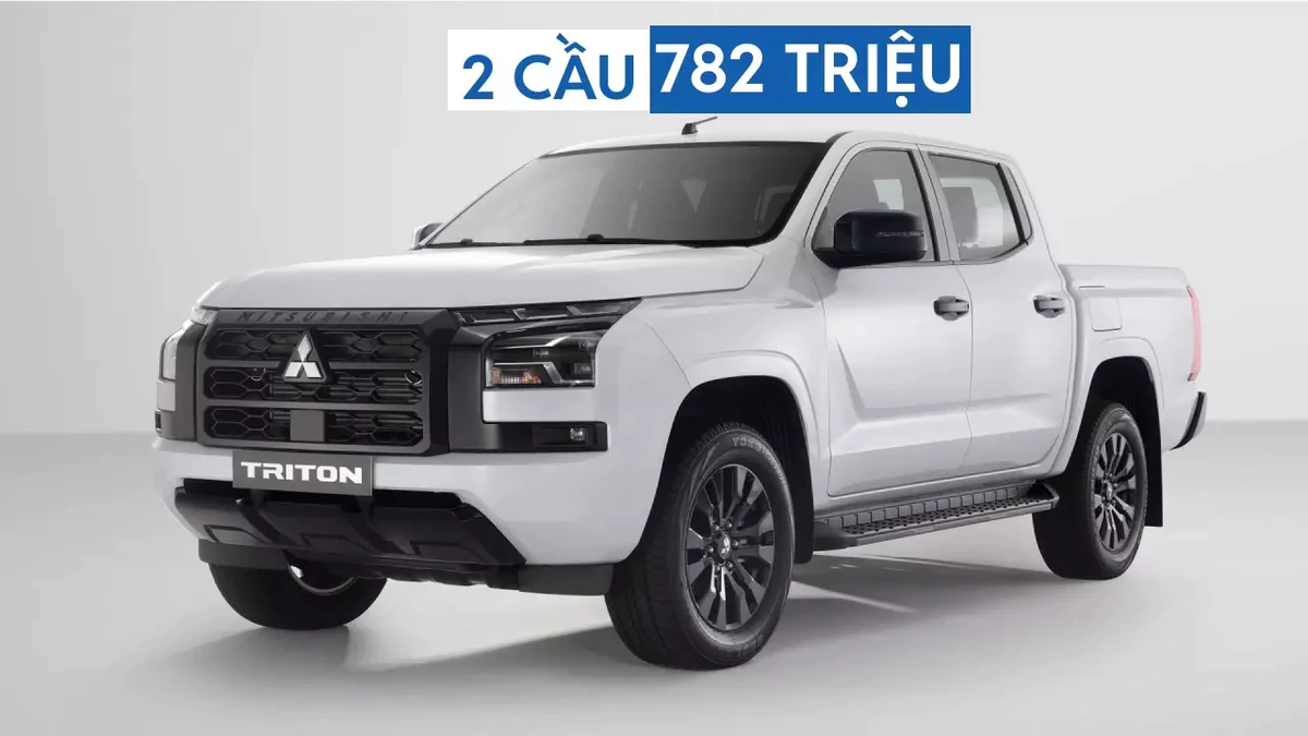 Mitsubishi Triton thêm bản hai cầu Premium, giá 782 triệu đồng