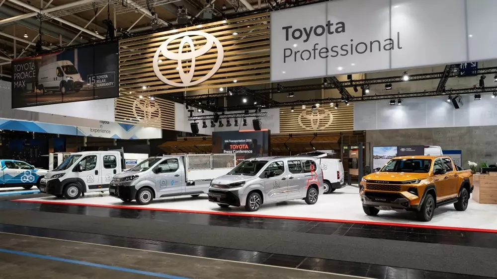 toyota-7766 Dàn xe LCV của Toyota được trưng bày trong triển lãm IAA Transportation