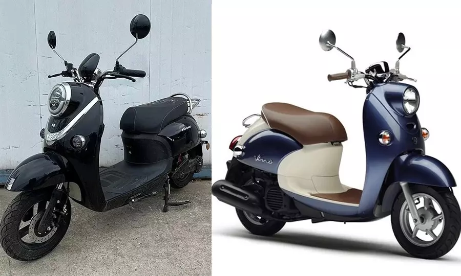 chery-2-038b-1 Chery chuẩn bị bán xe máy điện, có sản phẩm với thiết kế nhái Yamaha Vino và giá rẻ