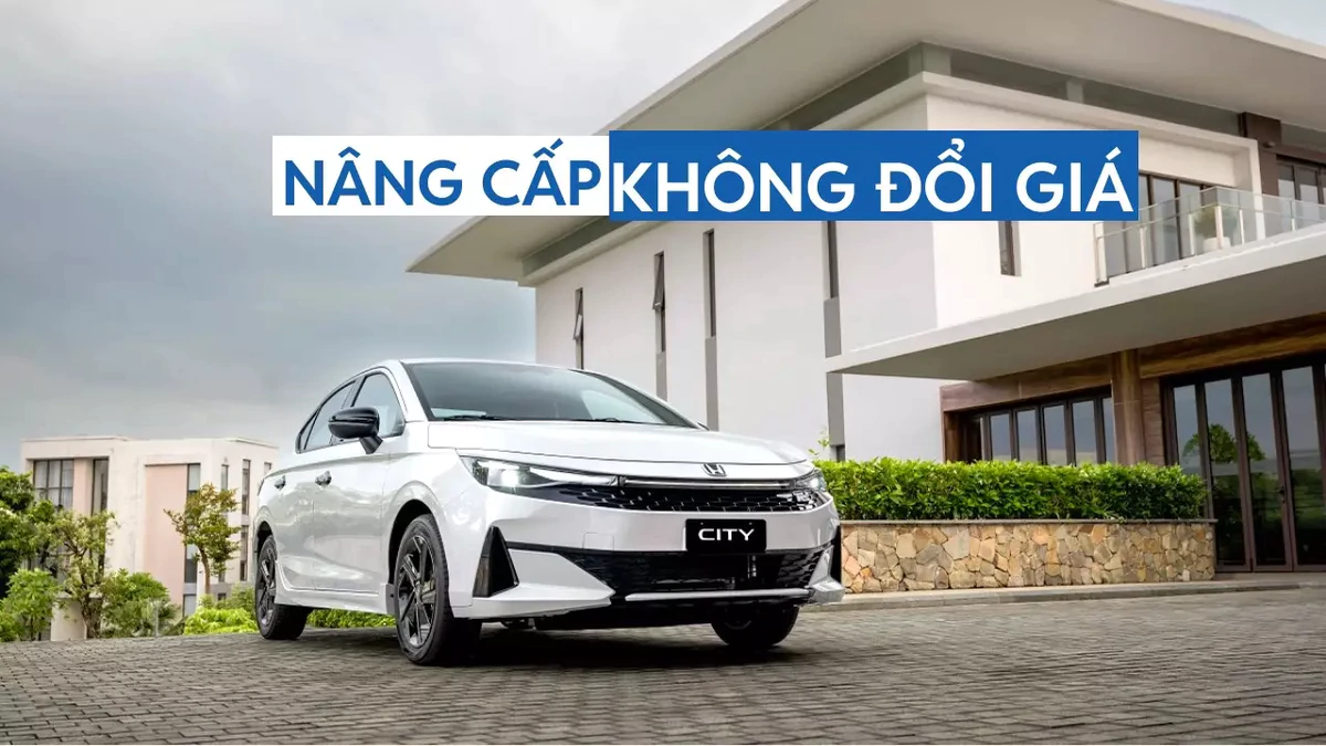 Honda City mới tại Việt Nam: 2 phiên bản, giá từ 539 triệu đồng